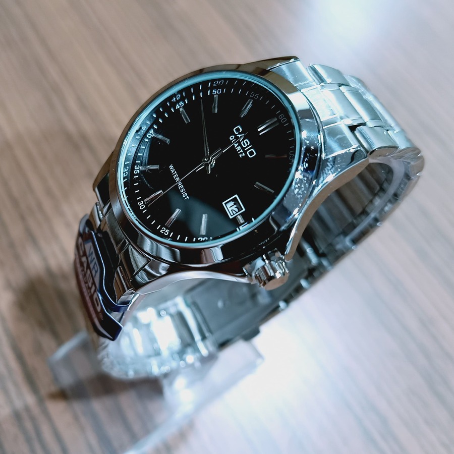 ساعت کلاسیک مردانه مدل کاسیو | CASIO صفحه گرد رنگ نقرهای و مشکی کد XL-14196M - تصویر 6