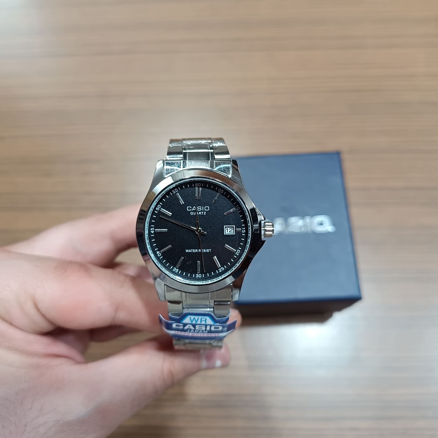 ساعت کلاسیک مردانه مدل کاسیو | CASIO صفحه گرد رنگ نقرهای و مشکی کد XL-14196M - تصویر 7