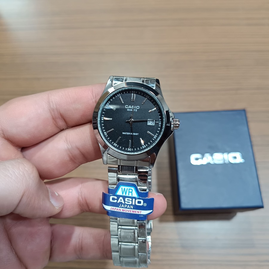 ساعت کلاسیک مردانه مدل کاسیو | CASIO صفحه گرد رنگ نقرهای و مشکی کد XL-14196M - تصویر 8