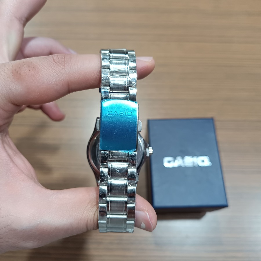ساعت کلاسیک مردانه مدل کاسیو | CASIO صفحه گرد رنگ نقرهای و مشکی کد XL-14196M - تصویر 9