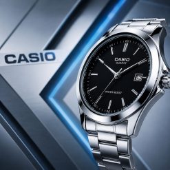 ساعت مردانه صفحه گرد مشکی مدل کاسیو | CASIO فلزی کد 14071XL-QM