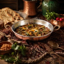 Alternative view of تابه برنجی دو دسته سایز کوچک (NF)