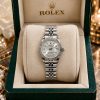 ساعت rolex زنانه دیت جاست نقره‌ای_سیلور (e) کد 0023A-8504