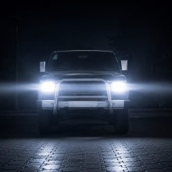 Alternative view of هدلایت h4 مدل MZM تورنادو مناسب نور بالا نیسان پاترول کد HL241