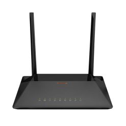 مودم D-LINK DSL-224 300Mbps ADSL / VDSL2 N300 4-Port Wireless - مشکی