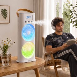 پنکه شارژی خانگی قابل حمل مه پاش 5281SX-L