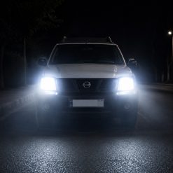 Alternative view of هدلایت h4 مدل MZM تورنادو مناسب نور بالا نیسان رونیز کد HL242