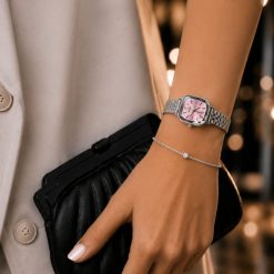 ساعت کلاسیک زنانه صورتی نایدو کد 0023A-8579