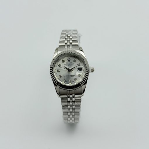 ساعت rolex زنانه دیت جاست نقرهای_سیلور (e) کد 0023A-8504 - تصویر 6