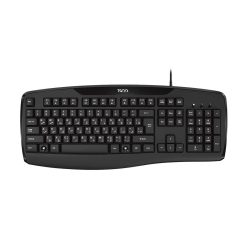 کیبورد باسیم TSCO مدل TK 8043 - مشکی