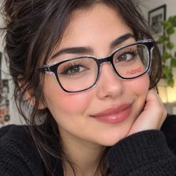 عینک طبی زنانه KAPPA رنگ مشکی شفاف کد GL115