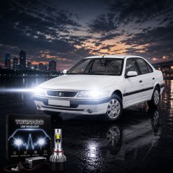 هدلایت h4 مدل MZM تورنادو مناسب نور بالا پژو 405 GLX کد HL215