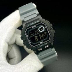 ساعت مردانه جی شاک مشکی بند نوک مدادی G_SHOCK کد XL-7501M (x) - تصویر 7