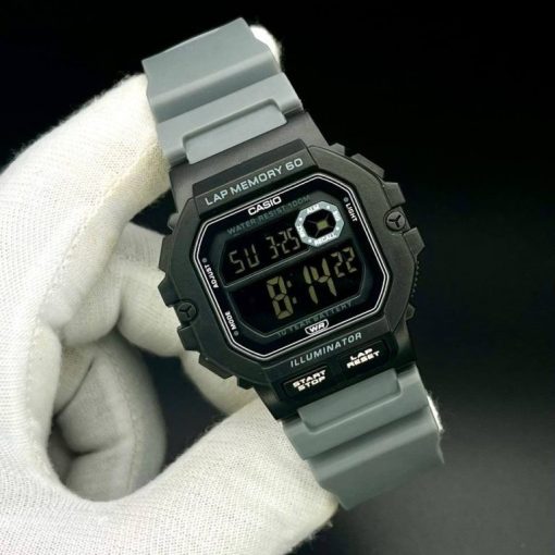 ساعت مردانه جی شاک مشکی بند نوک مدادی G_SHOCK کد XL-7501M (x) - تصویر 7