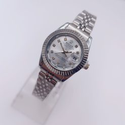 ساعت rolex زنانه دیت جاست نقرهای_سیلور (e) کد 0023A-8504 - تصویر 8
