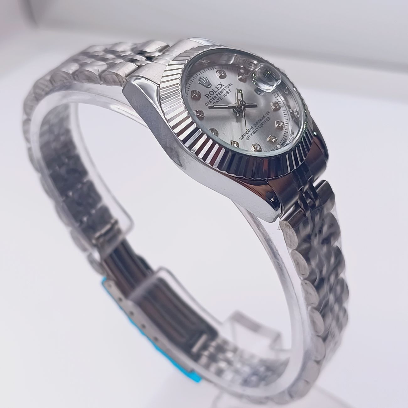 ساعت rolex زنانه دیت جاست نقرهای_سیلور (e) کد 0023A-8504 - تصویر 10