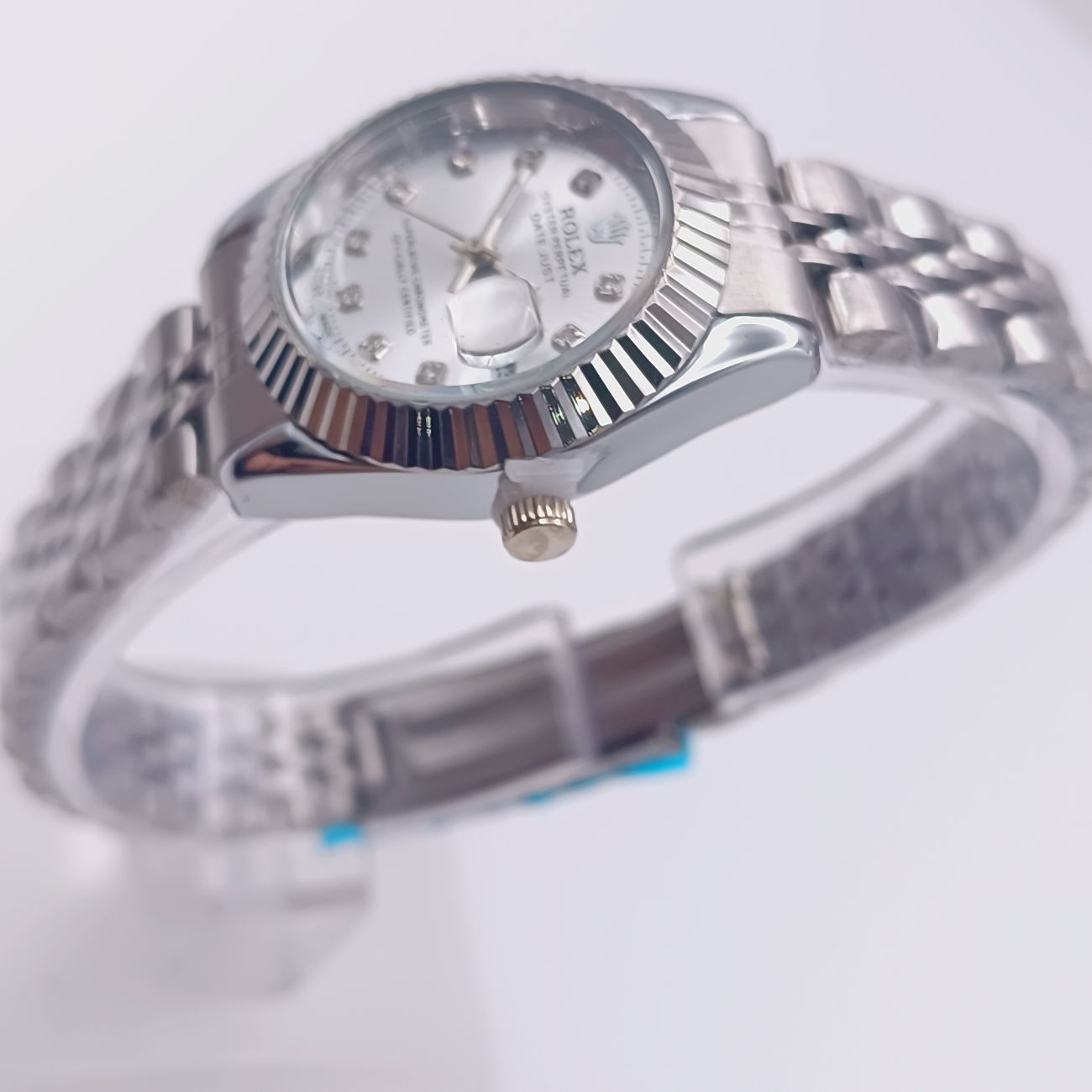 ساعت rolex زنانه دیت جاست نقرهای_سیلور (e) کد 0023A-8504 - تصویر 11