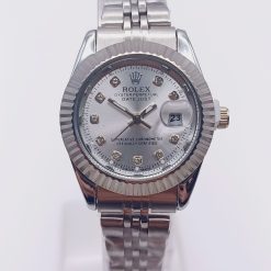 ساعت rolex زنانه دیت جاست نقرهای_سیلور (e) کد 0023A-8504 - تصویر 12