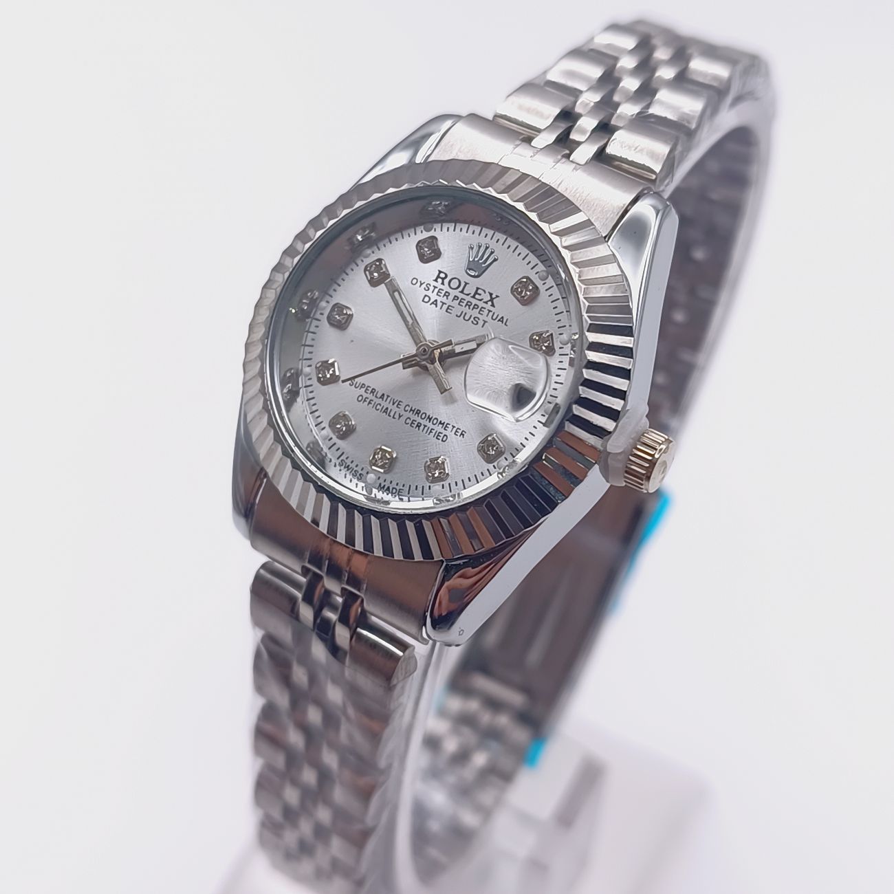 ساعت rolex زنانه دیت جاست نقرهای_سیلور (e) کد 0023A-8504 - تصویر 13