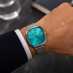 ساعت مردانه کاسیو اولد مانی Old Money سیلور تیفانی (zz) کد W1203