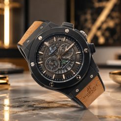 Alternative view of ساعت مردانه Hublot | هابلت رنگ قهوه‌ای-مشکی بند طرح چرمی کد W1054