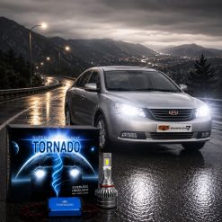 هدلایت MZM مدل تورنادو با پایه H1 مناسب نور بالا جیلی 7 کد HL209