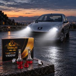 هدلایتMZM مدل قشقایی با پایه H7 مناسب نور پایین پژو 207 قدیم کد HL454