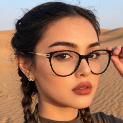 عینک طبی زنانه Sezar مشکی کد GL157