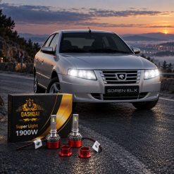 هدلایتMZM مدل قشقایی با پایه H7 مناسب نور پایین سمند سورن کد HL457