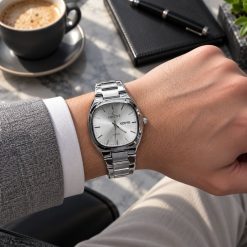 ساعت مردانه مربع رویال وینتیج کاونت نقره ای (ZZ) کد W1621