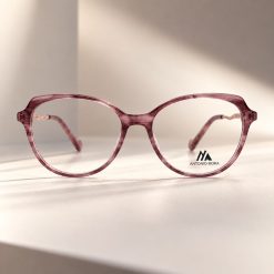 عینک طبی مردانه ANTONIO MORA شرابی کد GL207 - تصویر 3