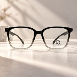 عینک طبی زنانه George Smith مشکی هایلایت کد GL177 - تصویر 6