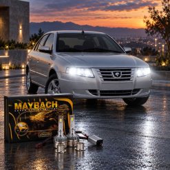 هدلایت MZM مدل میباخ پایه H7 مناسب نور پایین سمند سورن کد HL617