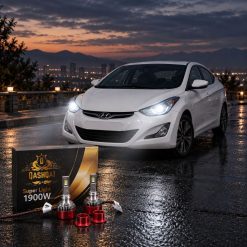 هدلایتMZM مدل قشقایی با پایه H7 مناسب نور پایین هیوندای النترا کد HL486
