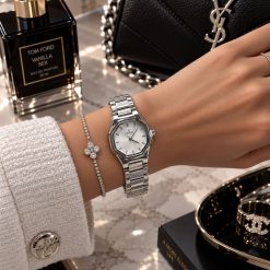 ساعت زنانه کاونت 6 ضلعی نقره ای (ZZ) کد W1643