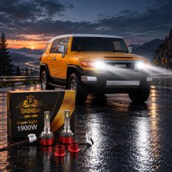 هدلایت h4 برند MZM مدل قشقایی مناسب نور بالا تویوتا اف جی کد HL390