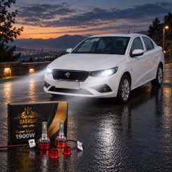 هدلایتMZM مدل قشقایی با پایه H7 مناسب نور پایین تارا کد HL466