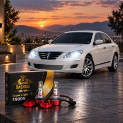 هدلایتMZM مدل قشقایی با پایه H7 مناسب نور بالا جنسیس کد HL650