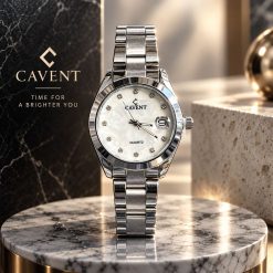 Alternative view of ساعت زنانه کاونت گرد نقره ای صفحه سفید (ZZ) کد W1687