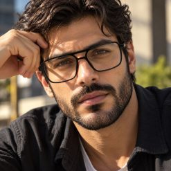 عینک طبی مردانه KOENCB مشکی کد GL203