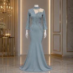 لباس مجلسی زنانه طناز طوسی (j) کد LB241