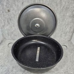 تابه تک سایز 52 گرانیتی هلنا رنگ مدادی چکشی (AF) کد LGH060 - تصویر 4