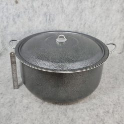 قابلمه تک سایز 52 گرانیتی هلنا رنگ مدادی چکشی (AF) کد LGH061 - تصویر 4