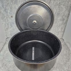 قابلمه تک سایز 52 گرانیتی هلنا رنگ مدادی چکشی (AF) کد LGH061 - تصویر 5