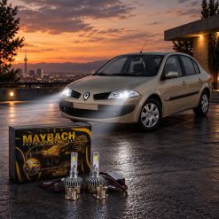 هدلایت MZM مدل میباخ پایه H7 مناسب نور پایین مگان کد HL622