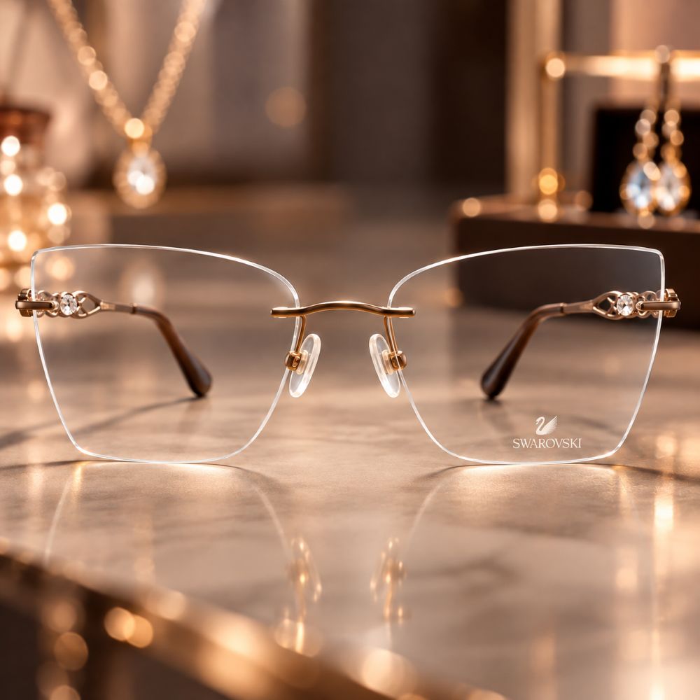 عینک طبی زنانه Swarovski کد GL167 - تصویر 3
