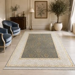 Alternative view of فرش اتاق و پذیرایی مدرن رنگ طلایی استپ دار (TI) کد WF-5638