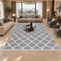 Alternative view of فرش آشپزخانه مینیمال استپ دار خاکستری (TI) کد XRN-5709