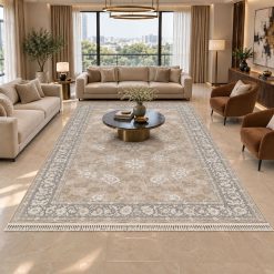 Alternative view of فرشینه آشپزخانه طرح کلاسیک استپ دار کرم (TI) کد WF-5738