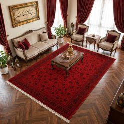 Alternative view of فرش آشپزخانه سنتی ترمز دار رنگ قرمز لاکی (TI) کد WF-5758